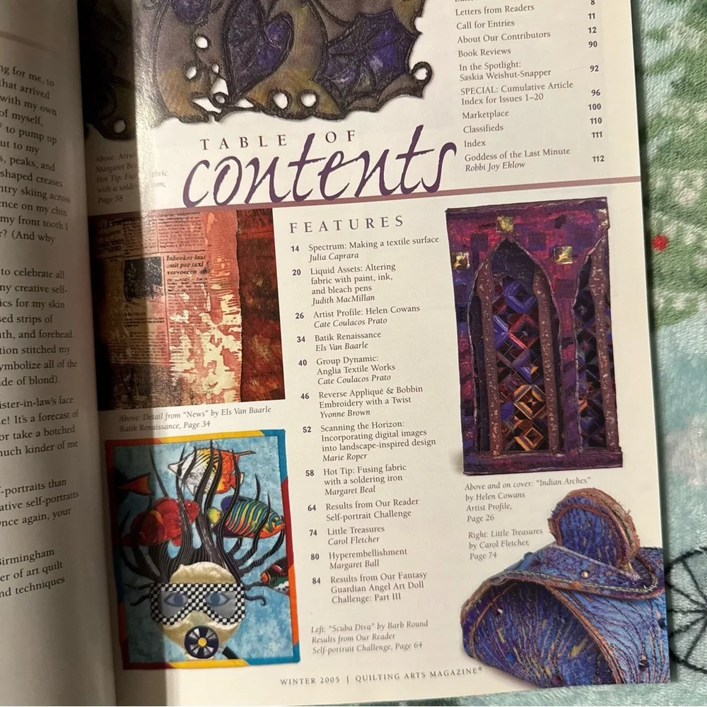 VTG Quilting Arts Magazine - Winter 2005 Edition Grannycore Trad Wife‎
